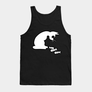 White cat Tank Top